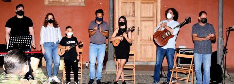 Alumnos que han participado en los talleres musicales/Antonio Alí.